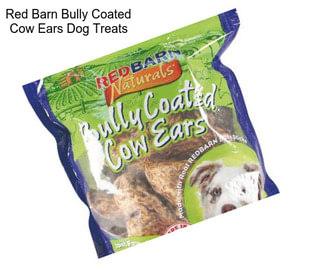 Red Barn Bully Coated Cow Ears Dog Treats