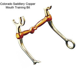 Colorado Saddlery Copper Mouth Training Bit