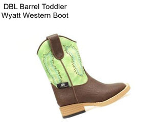 DBL Barrel Toddler Wyatt Western Boot