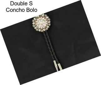 Double S Concho Bolo