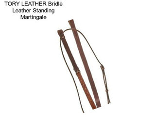 TORY LEATHER Bridle Leather Standing Martingale