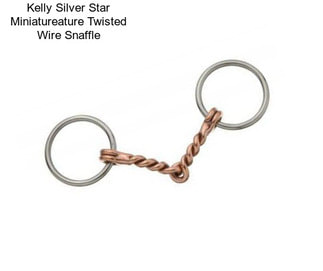 Kelly Silver Star Miniatureature Twisted Wire Snaffle