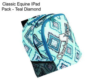 Classic Equine IPad Pack - Teal Diamond
