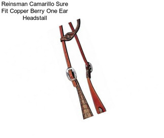 Reinsman Camarillo Sure Fit Copper Berry One Ear Headstall