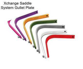 Xchange Saddle System Gullet Plate