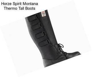 Horze Spirit Montana Thermo Tall Boots