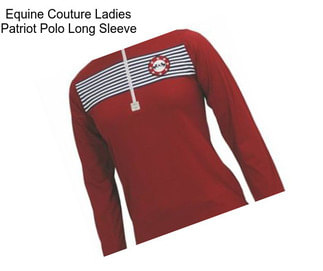 Equine Couture Ladies Patriot Polo Long Sleeve