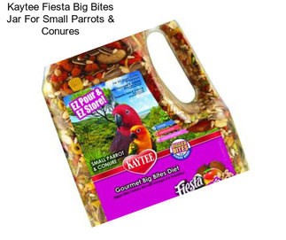 Kaytee Fiesta Big Bites Jar For Small Parrots & Conures