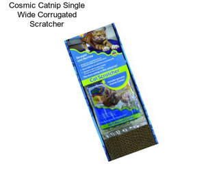 Cosmic Catnip Single Wide Corrugated Scratcher