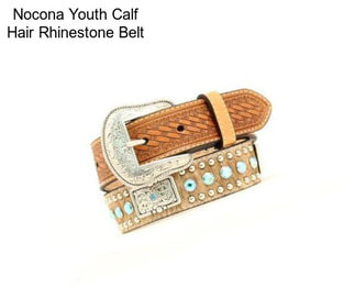 Nocona Youth Calf Hair Rhinestone Belt