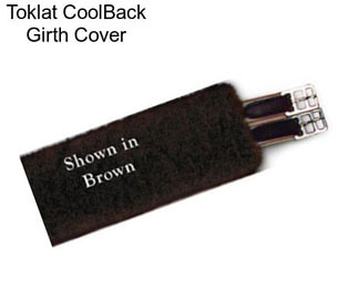 Toklat CoolBack Girth Cover