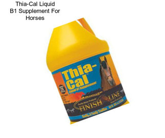 Thia-Cal Liquid B1 Supplement For Horses