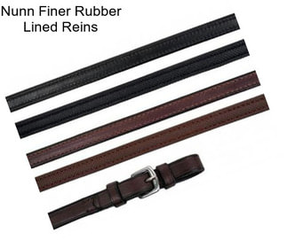 Nunn Finer Rubber Lined Reins