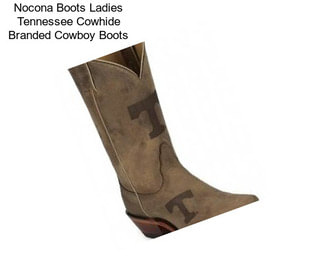 Nocona Boots Ladies Tennessee Cowhide Branded Cowboy Boots