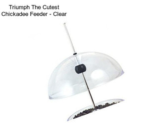 Triumph The Cutest Chickadee Feeder - Clear