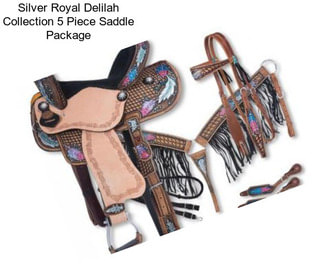 Silver Royal Delilah Collection 5 Piece Saddle Package