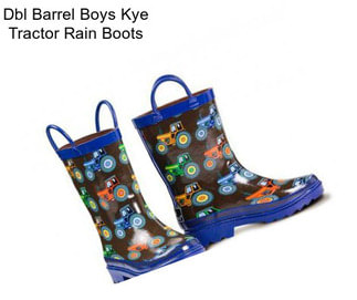 Dbl Barrel Boys Kye Tractor Rain Boots