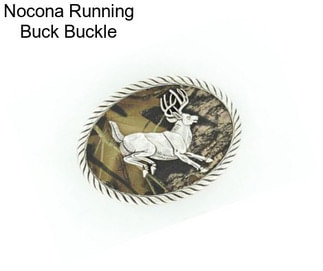 Nocona Running Buck Buckle
