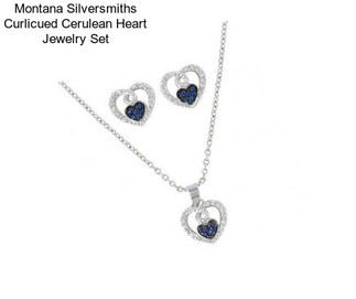 Montana Silversmiths Curlicued Cerulean Heart Jewelry Set