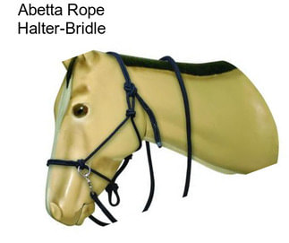 Abetta Rope Halter-Bridle