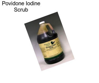 Povidone Iodine Scrub