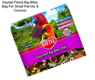 Kaytee Fiesta Big Bites Bag For Small Parrots & Conures