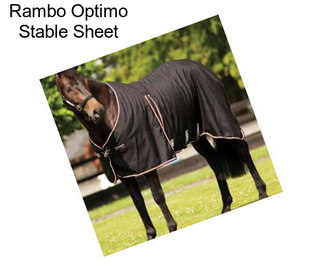 Rambo Optimo Stable Sheet