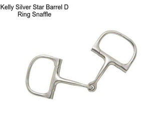 Kelly Silver Star Barrel D Ring Snaffle