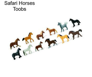 Safari Horses Toobs