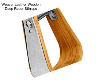 Weaver Leather Wooden Deep Roper Stirrups