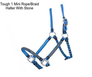 Tough 1 Mini Rope/Braid Halter With Stone