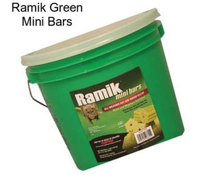 Ramik Green Mini Bars