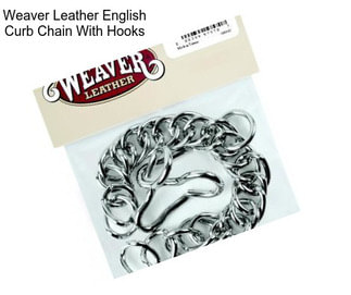 Weaver Leather English Curb Chain With Hooks