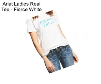 Ariat Ladies Real Tee - Fierce White