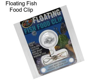 Floating Fish Food Clip