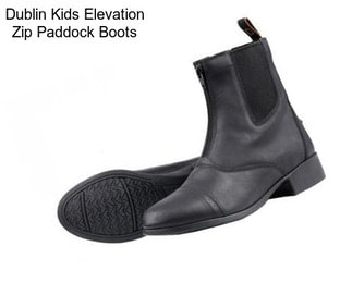 Dublin Kids Elevation Zip Paddock Boots