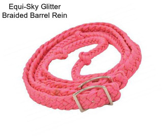 Equi-Sky Glitter Braided Barrel Rein