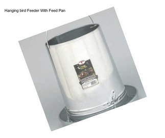 Hanging bird Feeder With Feed Pan