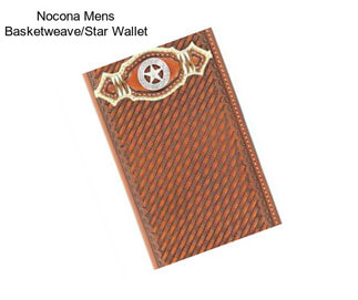 Nocona Mens Basketweave/Star Wallet