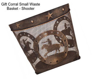 Gift Corral Small Waste Basket - Shooter