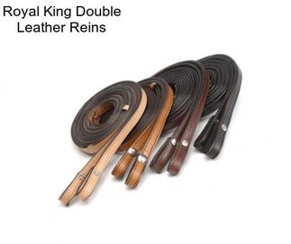 Royal King Double Leather Reins