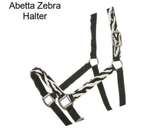 Abetta Zebra Halter