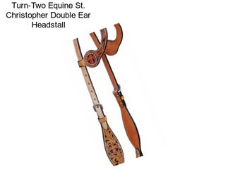 Turn-Two Equine St. Christopher Double Ear Headstall