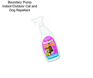 Boundary Pump Indoor/Outdoor Cat and Dog Repellant