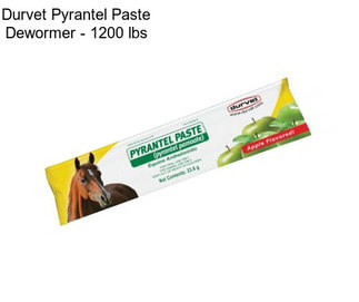 Durvet Pyrantel Paste Dewormer - 1200 lbs