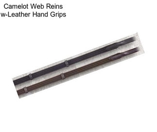 Camelot Web Reins w-Leather Hand Grips