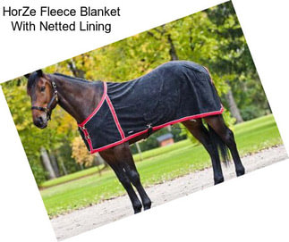 HorZe Fleece Blanket With Netted Lining