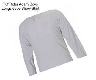 TuffRider Adam Boys Longsleeve Show Shirt