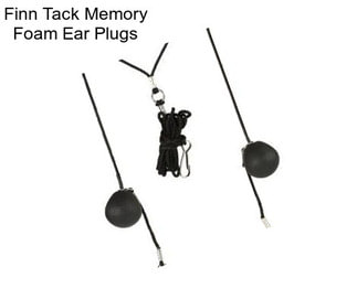 Finn Tack Memory Foam Ear Plugs