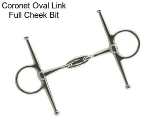 Coronet Oval Link Full Cheek Bit